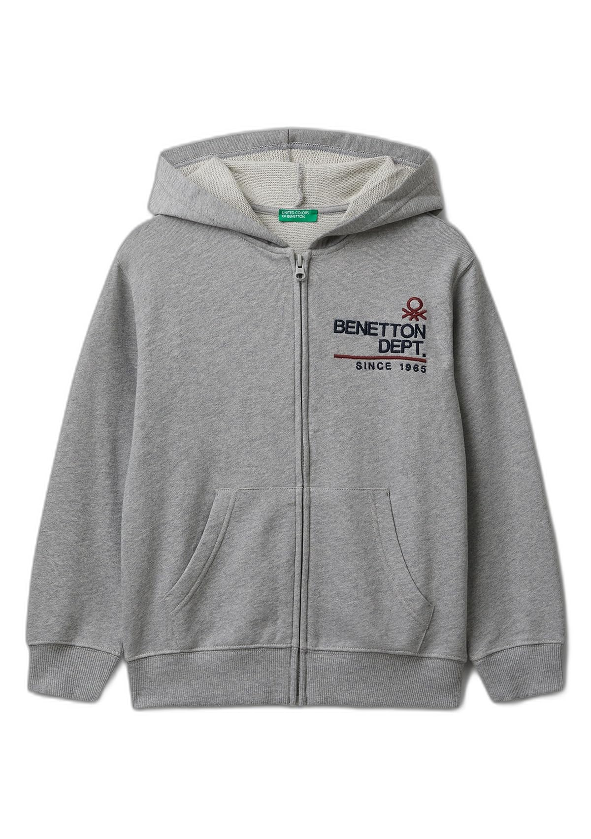 United Colors of Benetton Bluza z kapturem dzieci i młodzież Giacca C/Capp M/L 3j68c505c