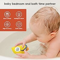 Vista 3 de b&h Termómetro de baño para bebés y termómetro de habitación, sensor mejorado, termómetro de temperatura del agua para bañera infantil, productos