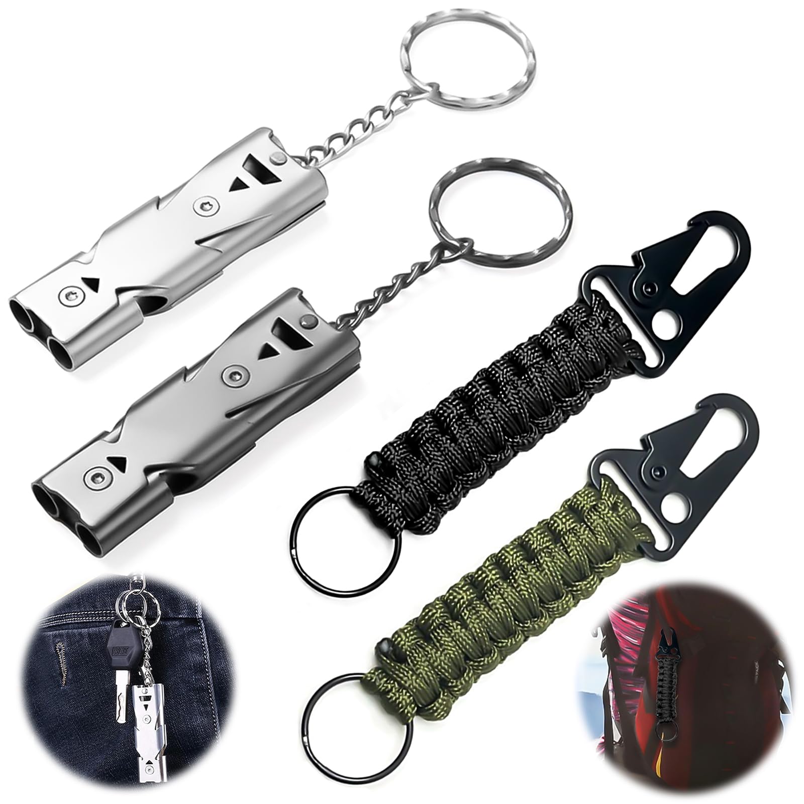 Fischietto Per Addestramento Piccioni - Argento Con Cordino, Portatile E Anticorrosione - Foto 10