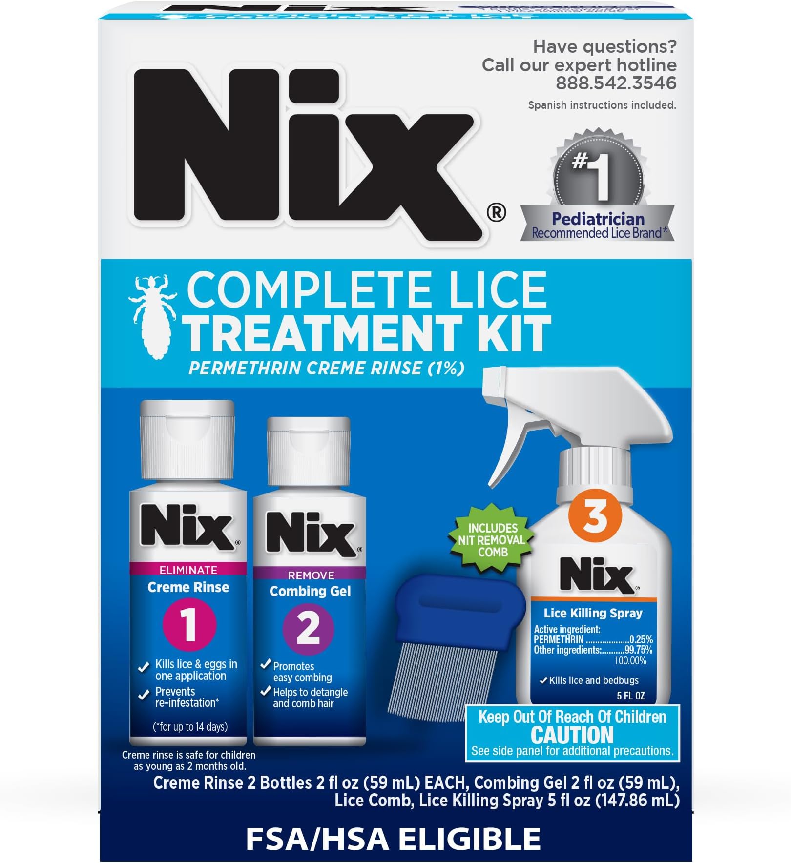Nix Complete Treatment System First Aid Product, 9 Ounce