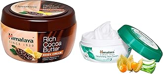 Himalaya Rich Cocoa Butter Body Cream, 200ml & Nourishing Skin Cream, 200ml