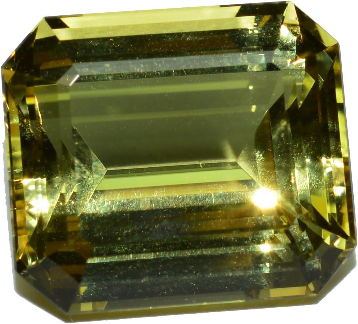 Heliodor Beryl facet cut & clean gemstone with DSEF certificate 8.71 carat