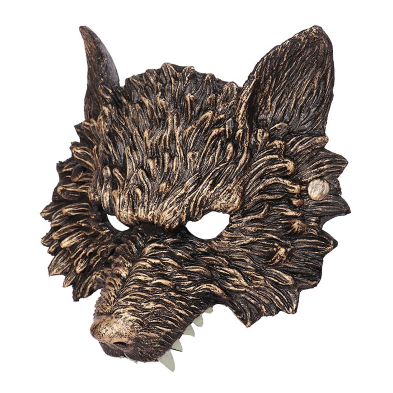 Totority Halloween Wolf Costumes Mask Men's Party Cosplay Accessories 3d Wolf Design