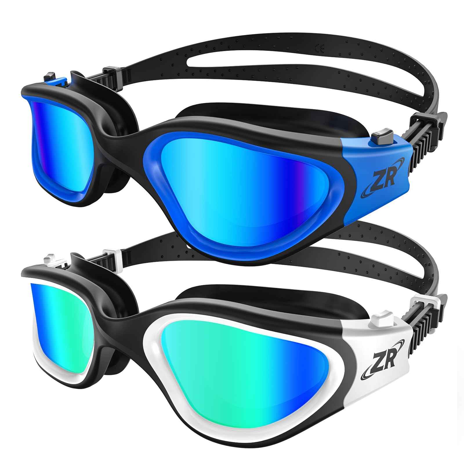 Swim Goggles, 2 Packs G1 Polarized Swimming Goggles for Adult/Men/Women