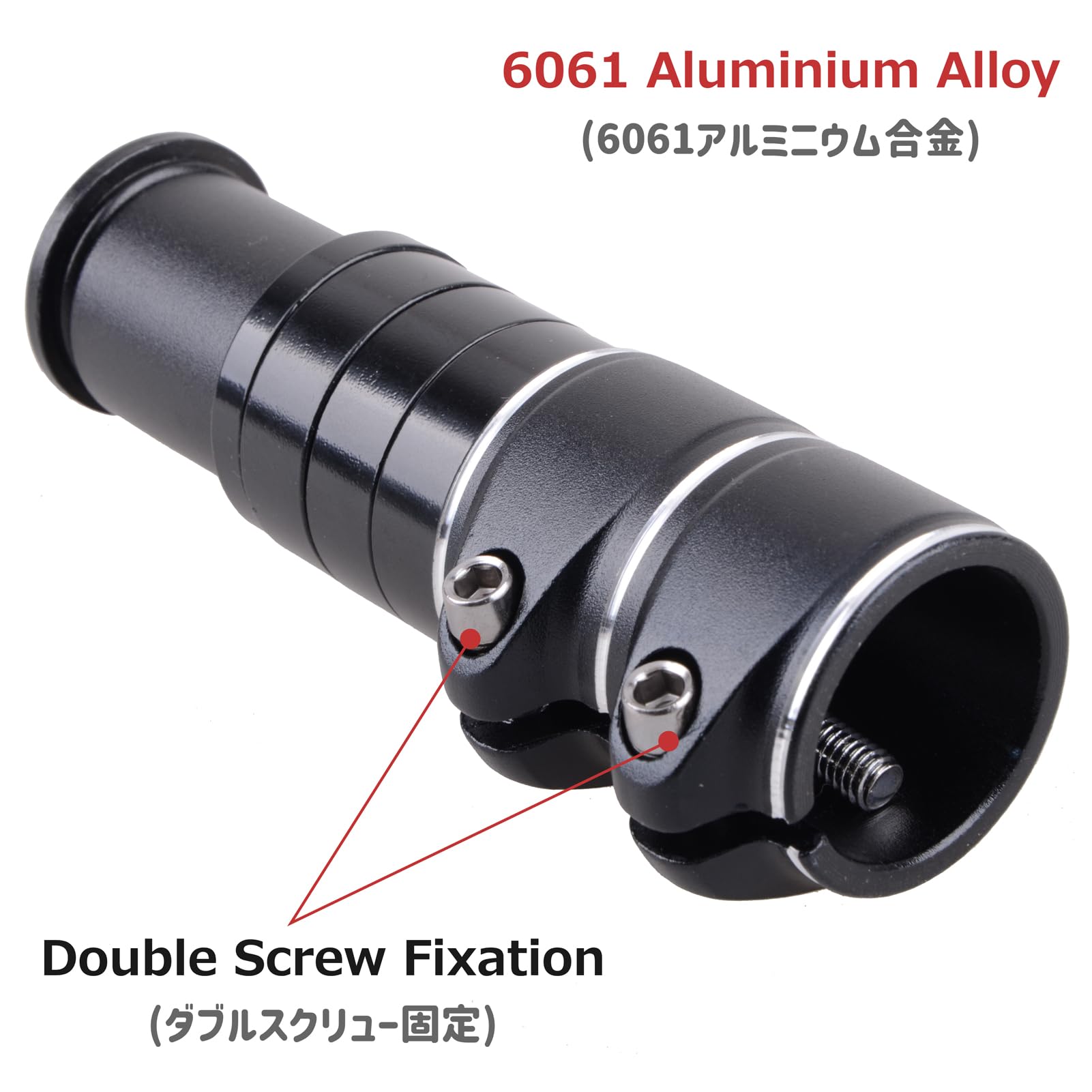 Prolunga Manubrio MTB In Alluminio 6061 - Rialzo Regolabile 6.5-10cm Per Bici Da Corsa E Mountain Bike - Foto 6