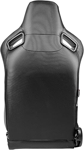 Miniatura 2 de FREEMOTOR802 Asientos universales de carreras, asientos deportivos reclinables con control deslizante de doble bloqueo ajustable, 1 unidad (lado del