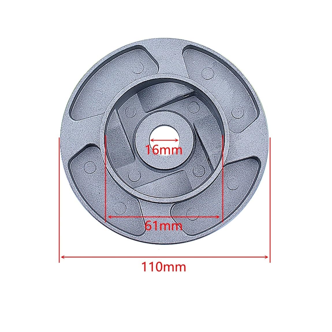 M16 Lega di Alluminio Universale Linea Trimmer Testina Erbaccia Frusta Snipper Decespugliatore Decespugliatore Parte Ricambio Parti for Tosaerba