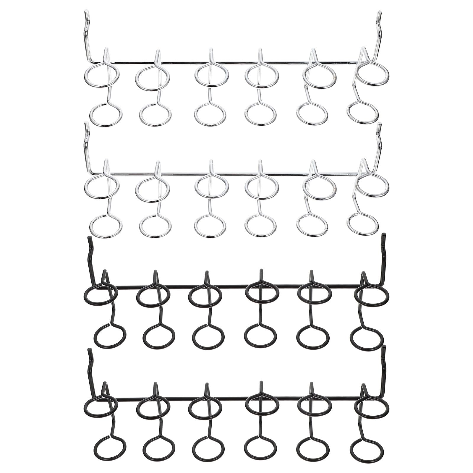 Organizzatore per Utensili da Parete, 4 Pezzi, Acciaio Inox