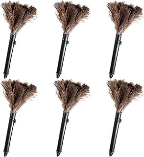 Retractable Feather DusterGenuine Ostrich FeathersAntiStaticReusable in Pakistan