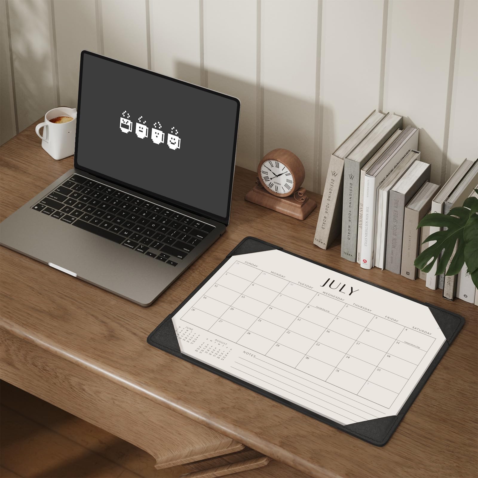 Jotsome Schreibtischkalender 2026 - 2027 mit Schreibtischunterlage, Schreibtischunterlage Kalender von Juli 2026 bis Dezember 2027, 35,6 x 26,7 cm, Schreibtischunterlage Kalender für Zuhause und Büro
