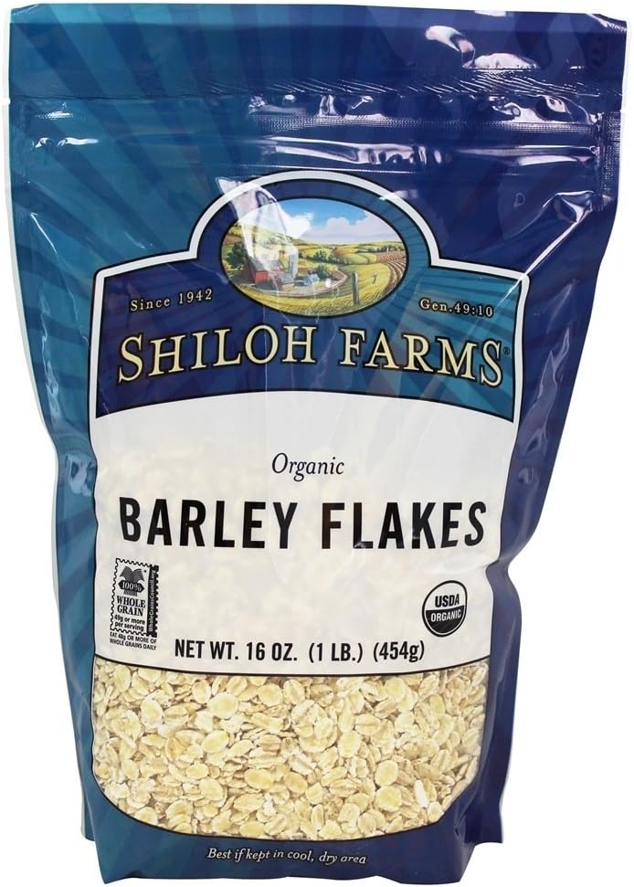 Organic Barley Flakes, 16 oz (454 g)