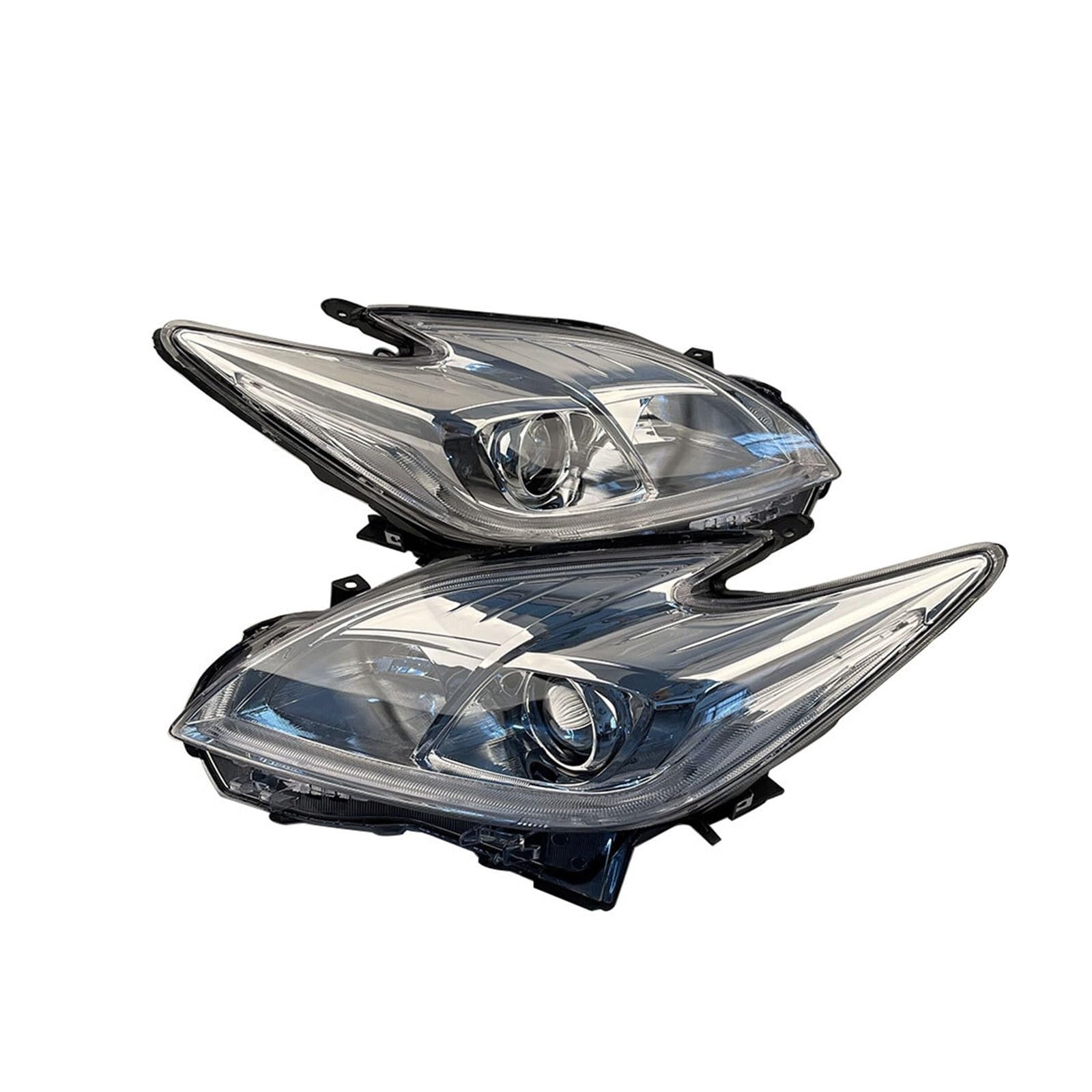 Amazon | 2 個車の LED ヘッドライトトヨタプリウス ZVW30