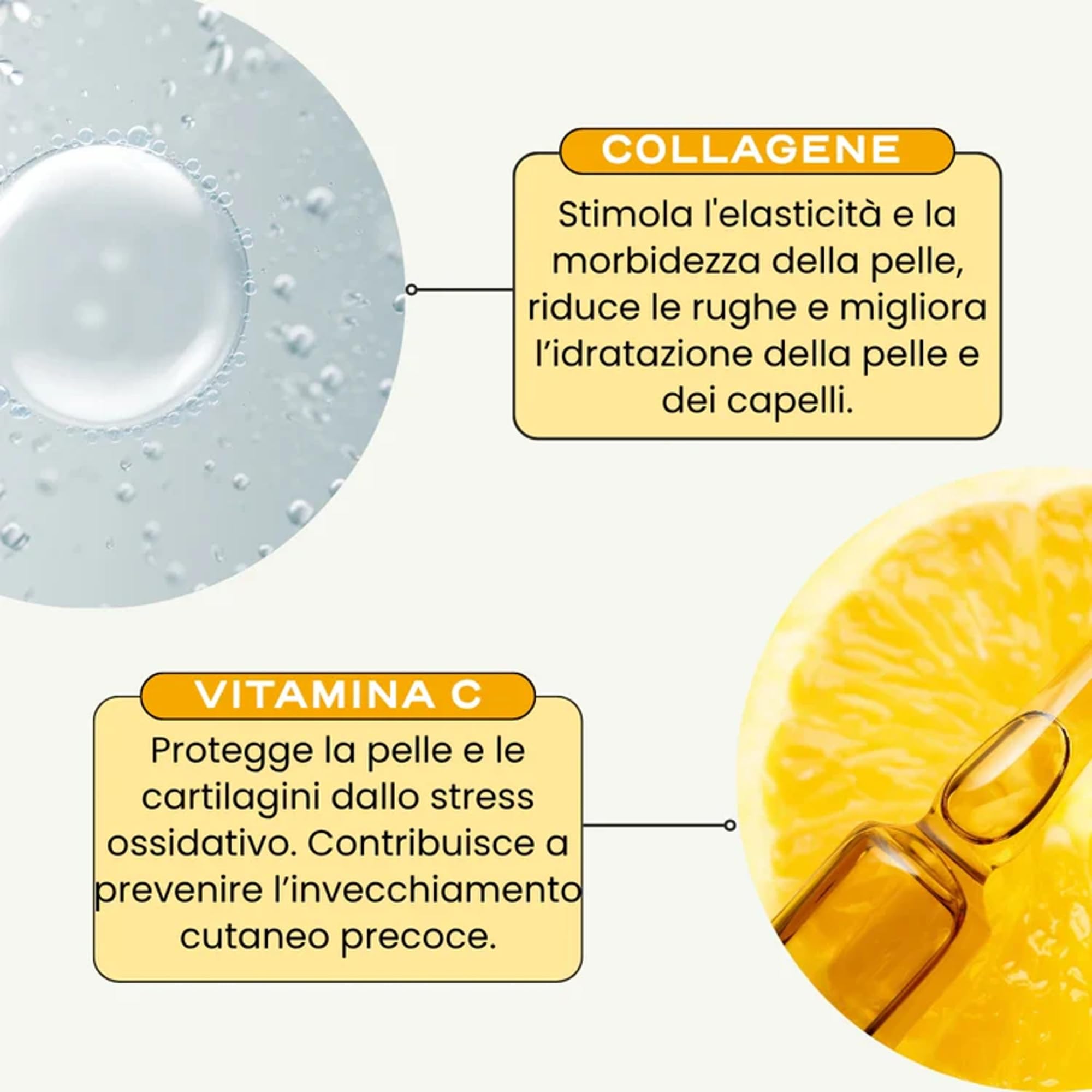 Pelle, Capelli e Unghie – Collagene Marino Puro Alto Dosaggio + Vitamina C | Potente Anti-Age, Articolazioni Flessibili e Bellezza dall’Interno | Gusto Neutro (Formato 30 Giorni New Pack)