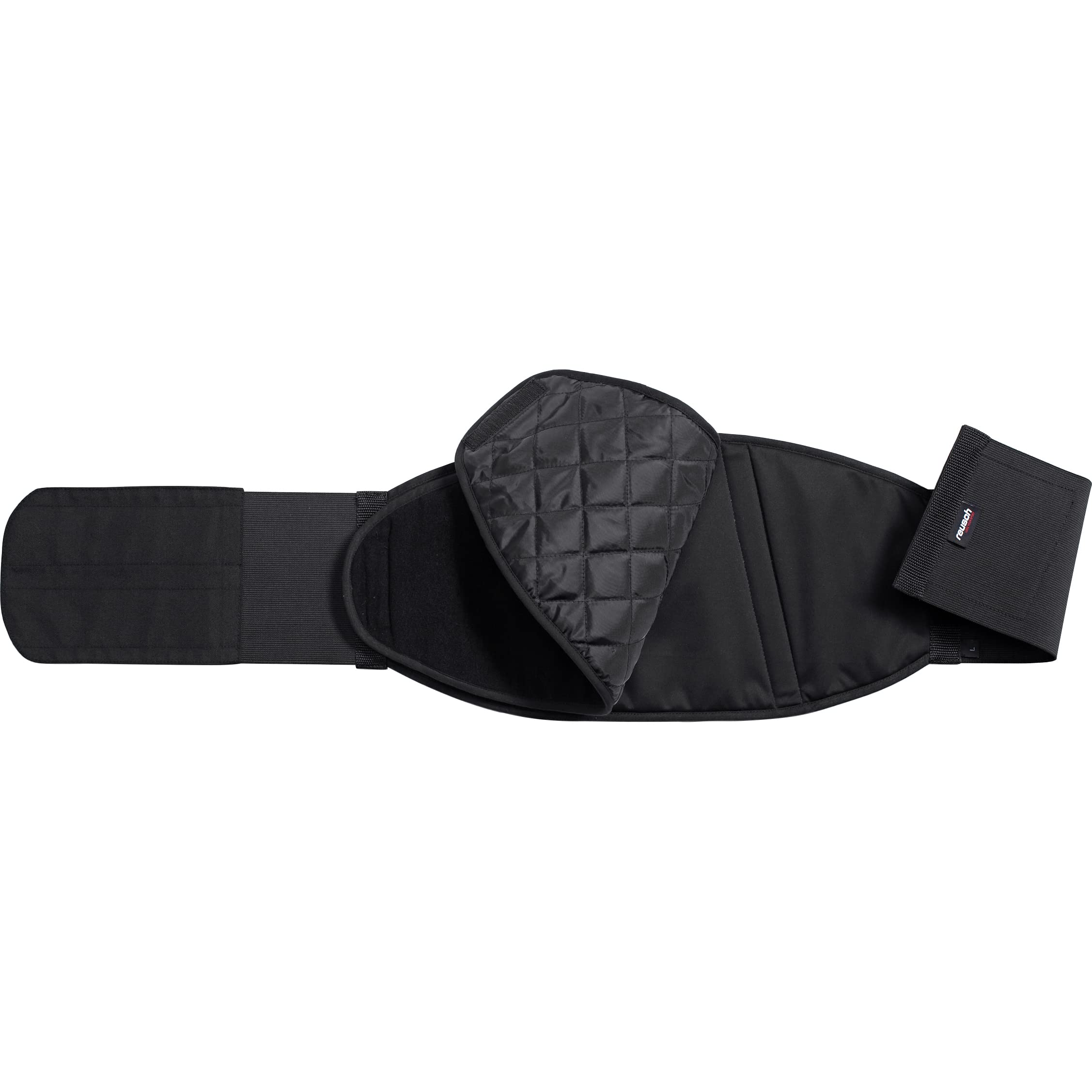 Reusch Discoverer - Cinturón lumbar elático con cierre de velcro, ideal para moto