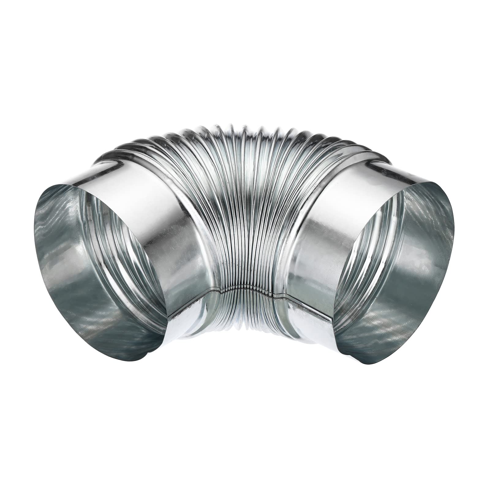 Conector de tubo de conducto de codo de 90 grados de 5,8" de diámetro exterior, conector de tubo de ventilación de chimenea de HVAC, adaptador de hierro galvanizado para tubo de escape de estufa de