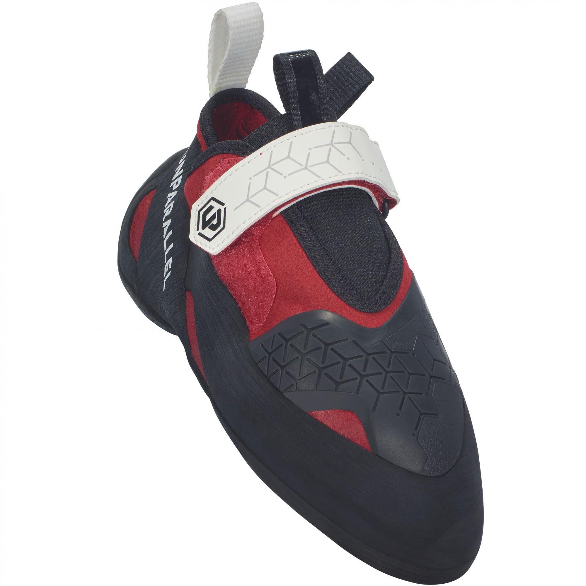 Unparallel Flagship Rot - Präziser technischer High-End Kletterschuh Größe EU Farbe Red Point White Chalk