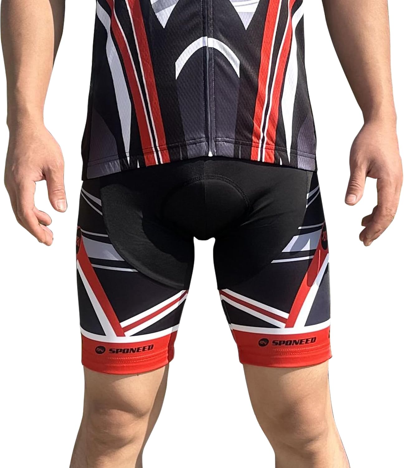 sponeed Men's Cycle Shorts Biking Pants Gel Padding Bicycle Ride Bottoms for Road Bikie - Image 2
