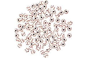 AUEAR Pack of 100 Baseball Charms