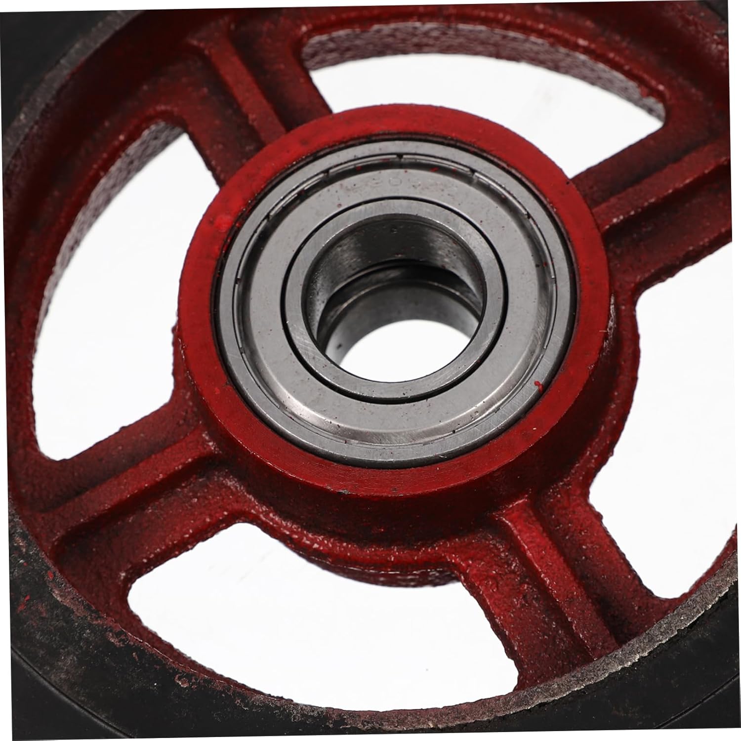 Heavy Duty Rubber Garden Cart Wheel Replacement Trolley Tires for Utility Carts Easy to Install and Strong Support for Lawn and Garden Use