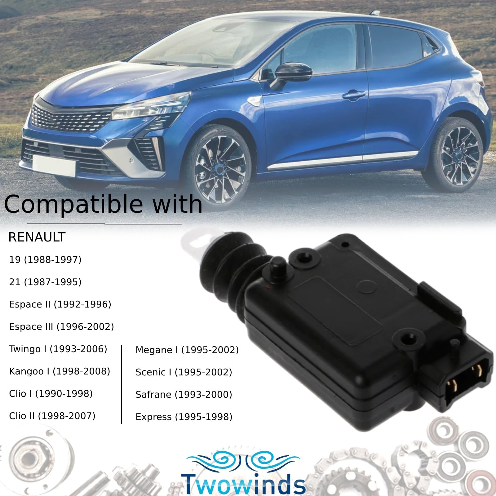 1 Moteur De Centralisation De Coffre Renault Clio 3 Clio 2 - Pièces Autos 2607 - Foto 9