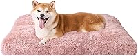 Vista 57 de EHEYCIGA Cama Esponjosa para Jaula de Perros Grandes, Almohadilla de Jaula de Piel Sintética Afelpada, Cama Calmante Anti-Ansiedad para Perros