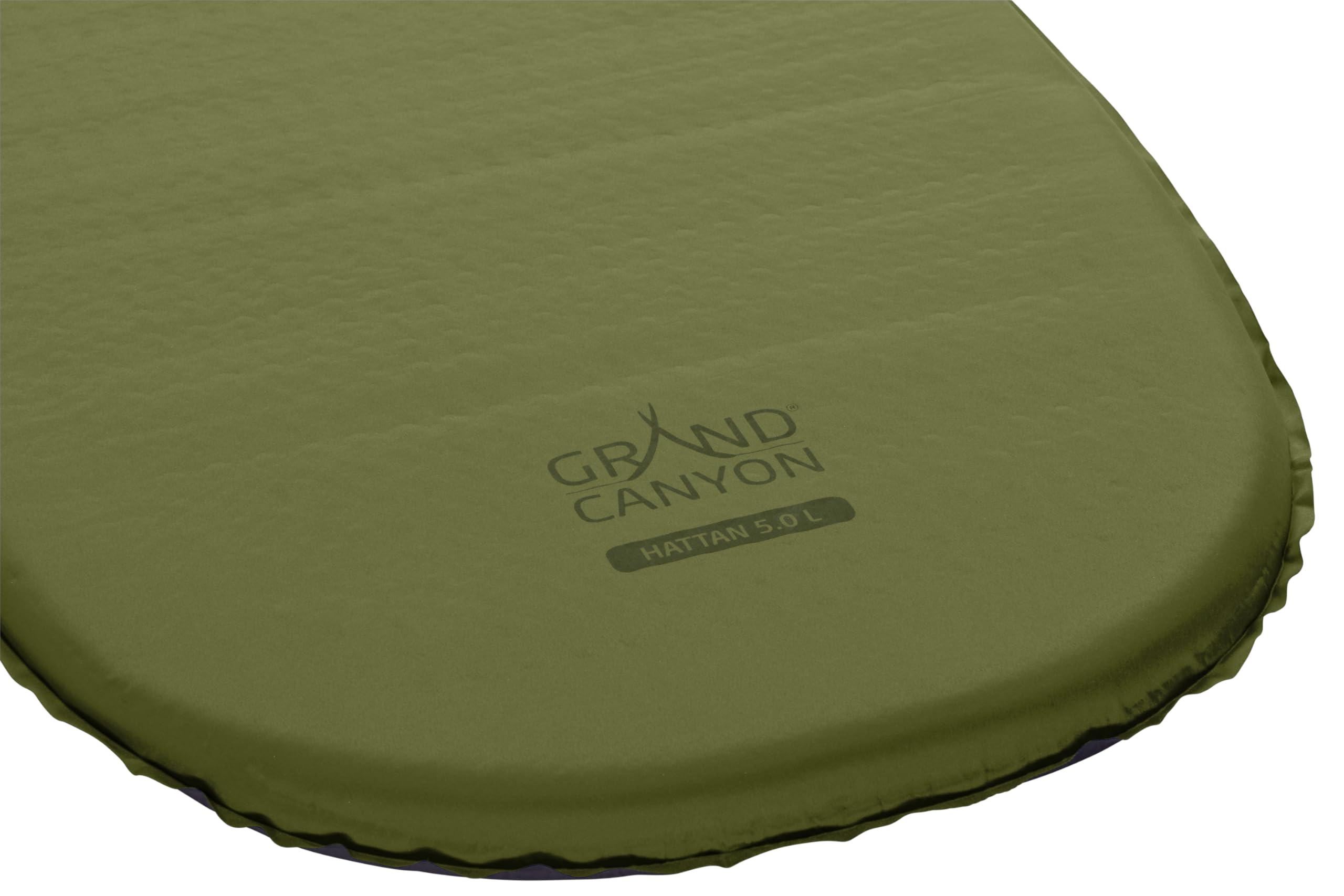 GRAND CANYON Hattan 5.0 L/XL-Isomatte 198 × 63 × 5 cm/Selbstaufblasend & isolierend/R-Wert 4.5 / Für große Personen beim Camping, Trekking & Outdoor