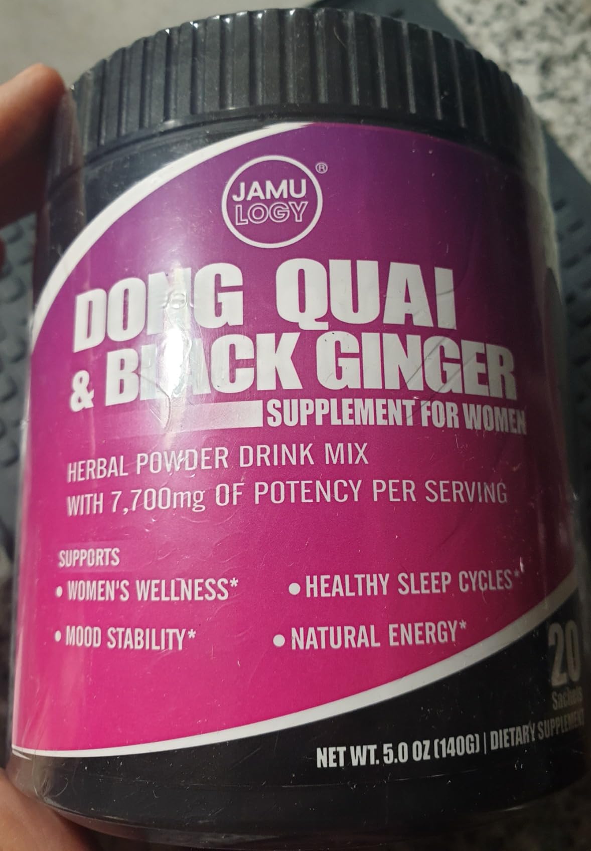 Jamulogy Dong Quai, Black Ginger, Licorice Herbal
