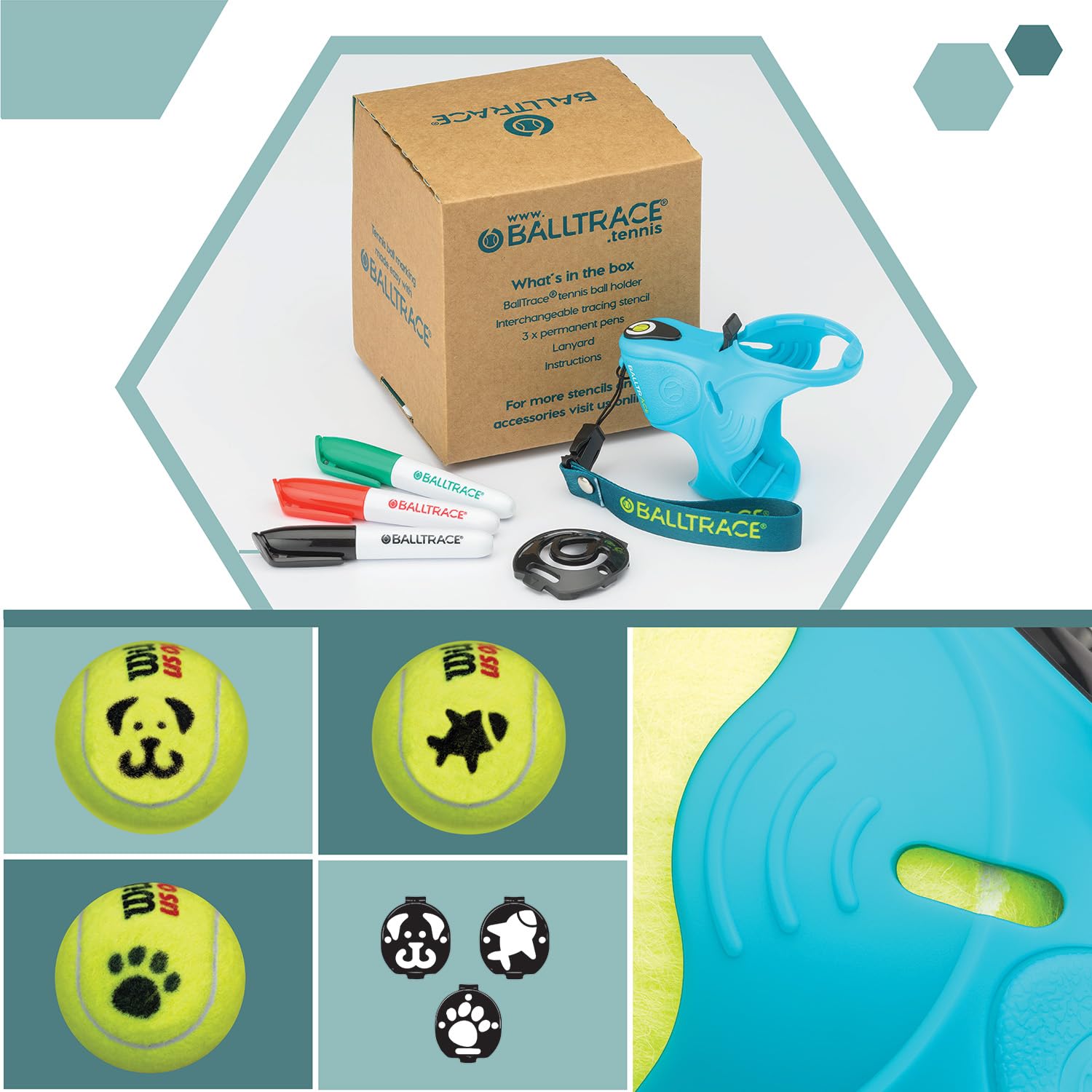 Amazon | BallTrace テニスボールマーカー | テニスボール