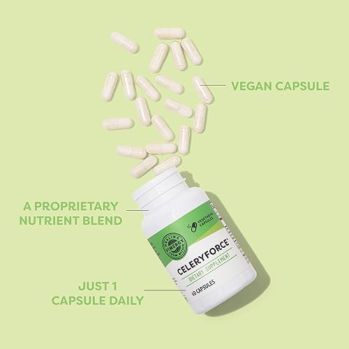 Miniatura 3 de Vimergy Celeryforce - Nutrientes y aminoácidos - Apoya tu rutina de bienestar* - Kosher, vegano y sin gluten - 60 cápsulas