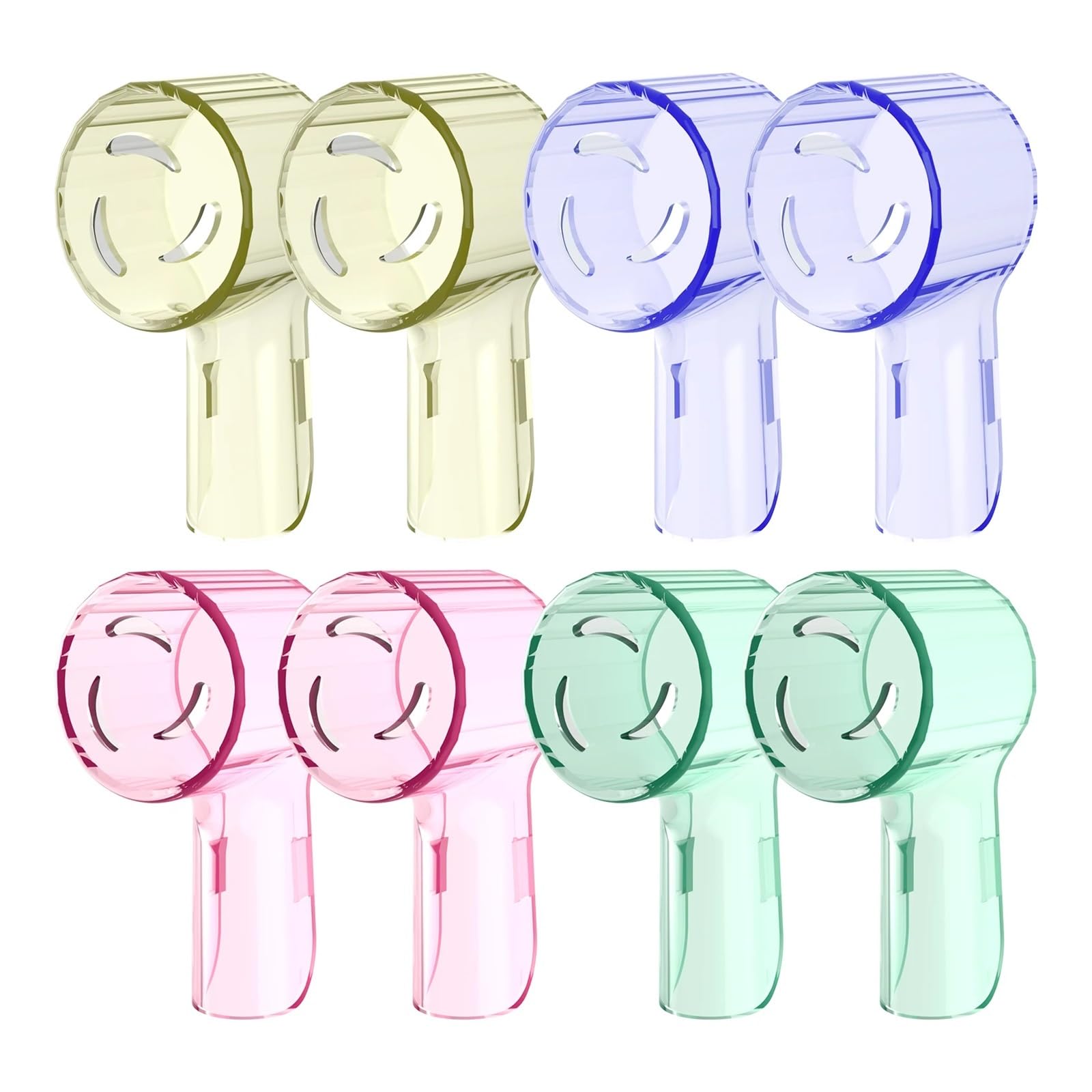 Toothbrush Dustproof Covers Caps Compatible with Braun Oral B Replacement Heads and IO Series Electric Toothbrush Head Protector