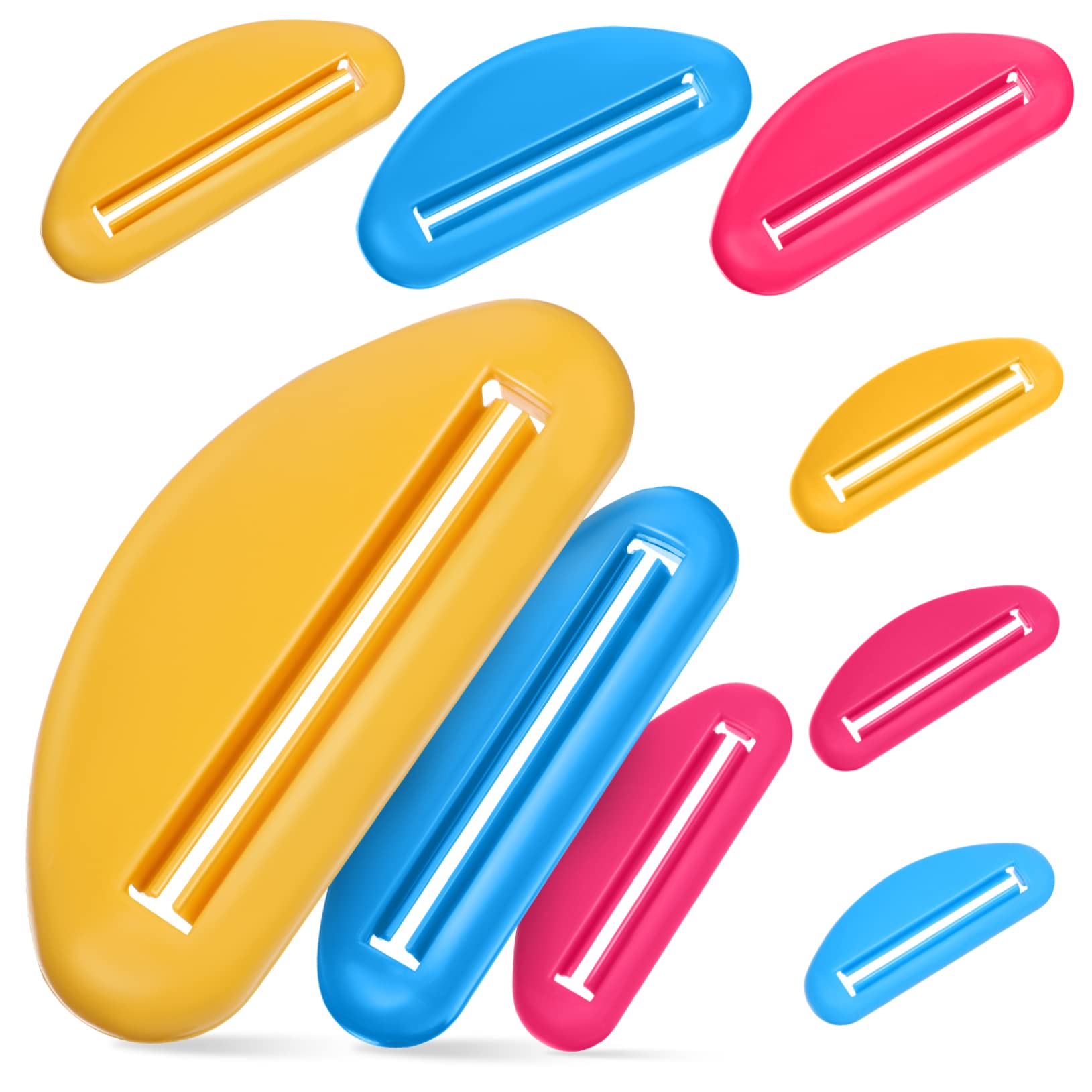 Beavorty Plastic Tube Squeezers 18pcs Toothpaste Squeezers Easy to Use for Boys and Girls Adults