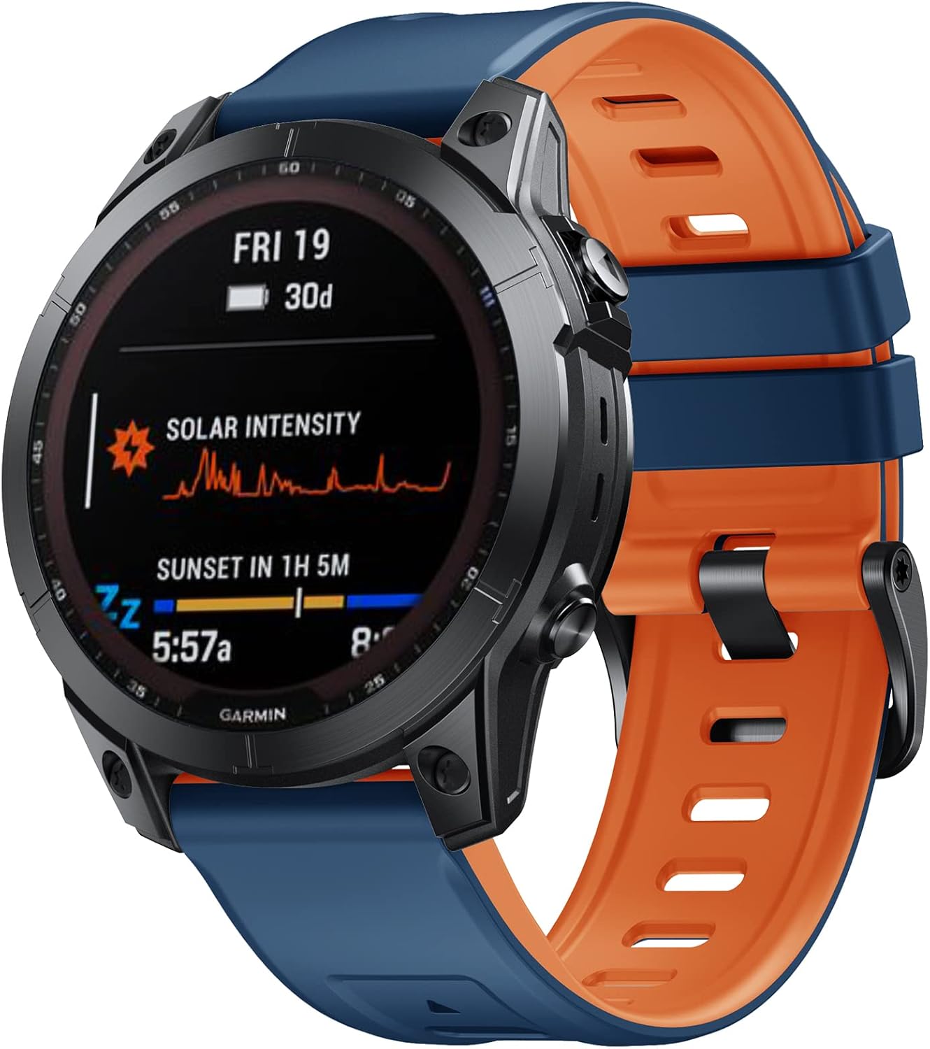 ANBEST Bracelets Compatible avec Garmin Fenix 6X Pro/Fenix 5X/Fenix 7X