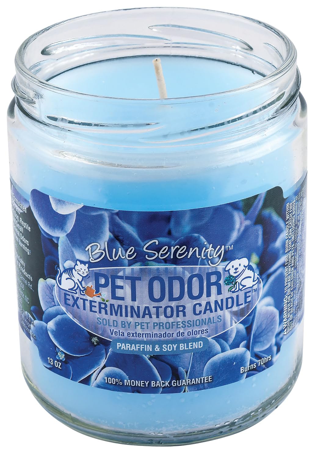 Unknown Pet Oder Exterminator Blue Serenity Candle
