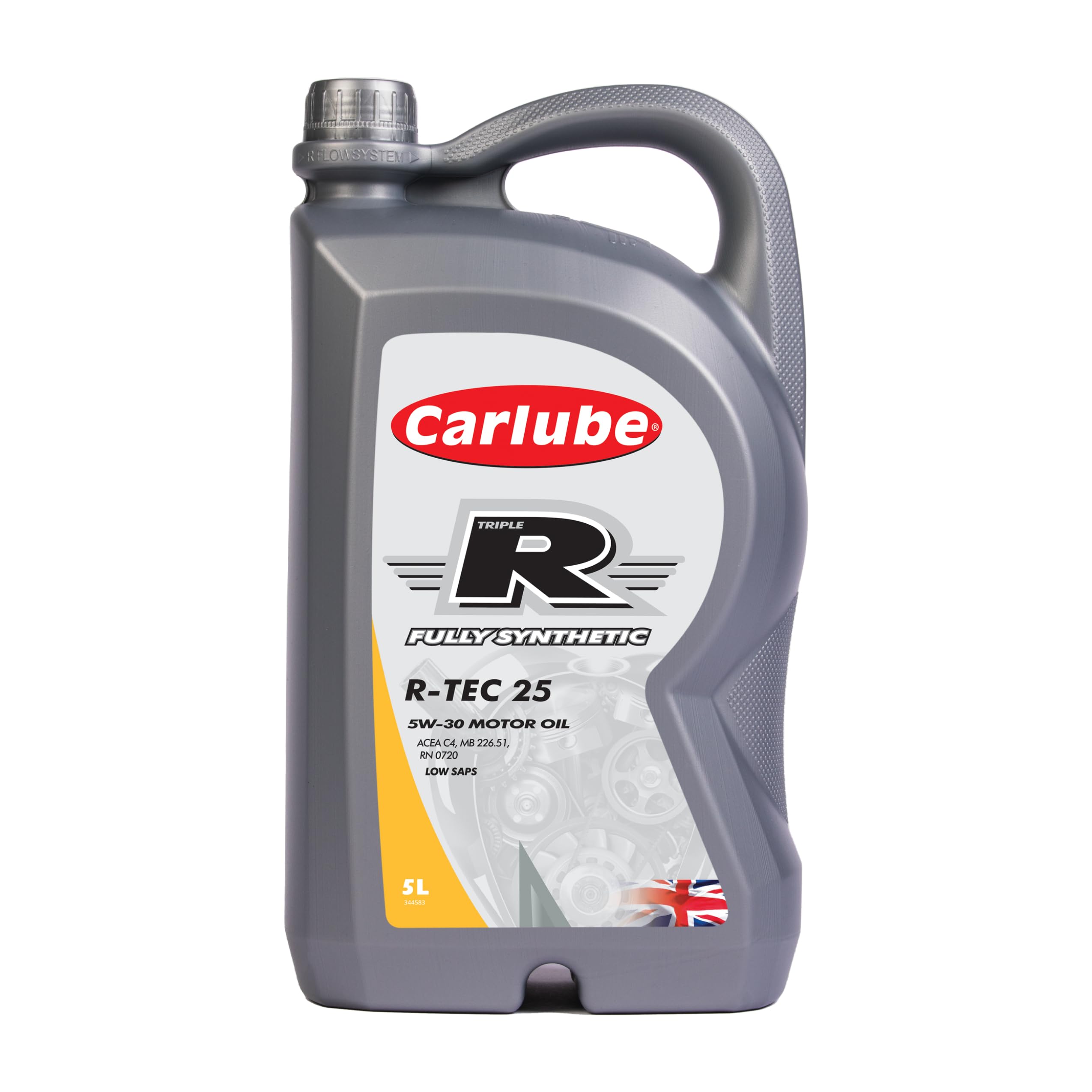 Carlube Triple R 5W-30 C4 Fully Synthetic Engine Oil R-Tec 25 5L