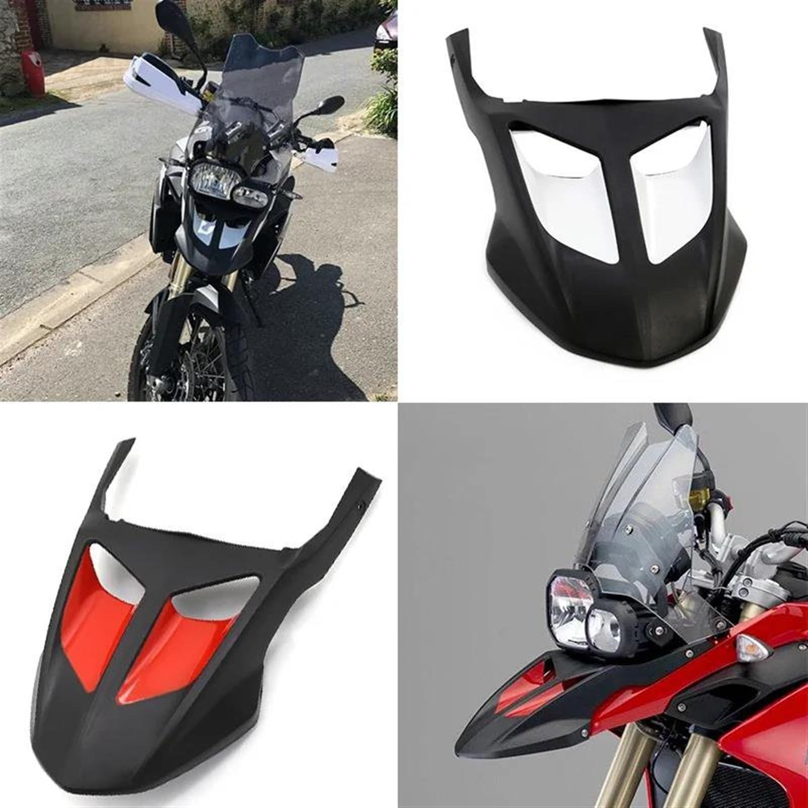 Motociclette fuoristrada Punta Del Parafango Anteriore Per Motocicletta, Protezione Per Parafango A Becco, Copriruota Per Moto, Estensione Del Becco Per F800GS K72 2014-2017(Style 1)