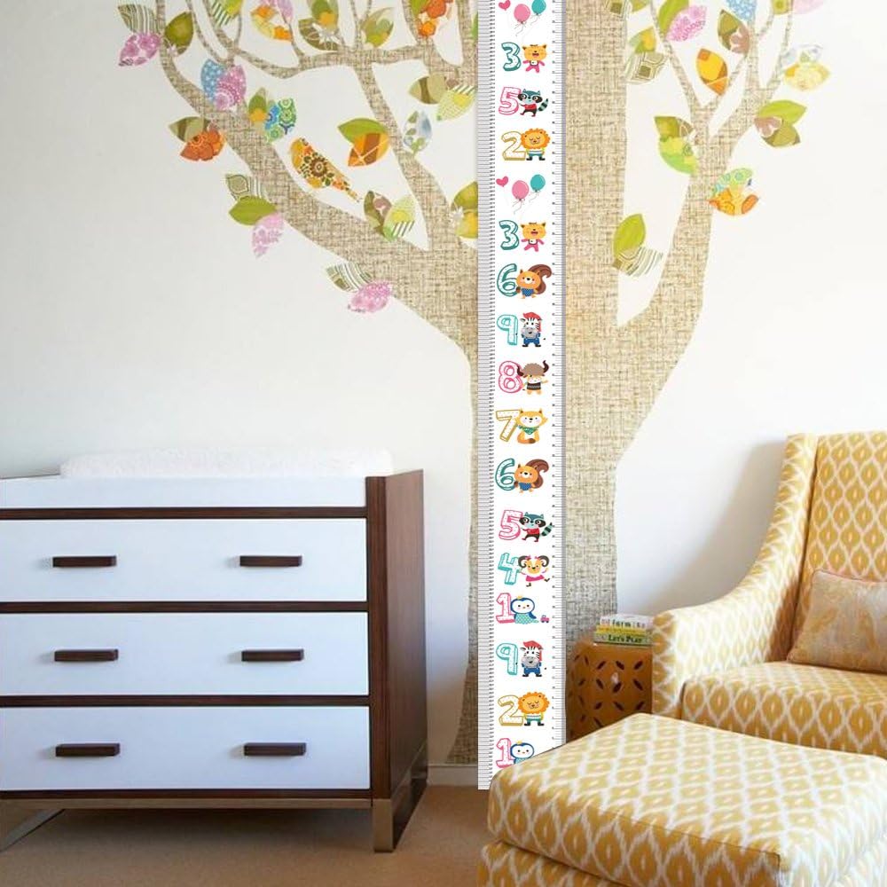 Growth Chart Height Growth Chart to Measure Baby, Child, Grandchild Kids Ruler Height Measure Chart Wall Decoration Growth Ruler Gift