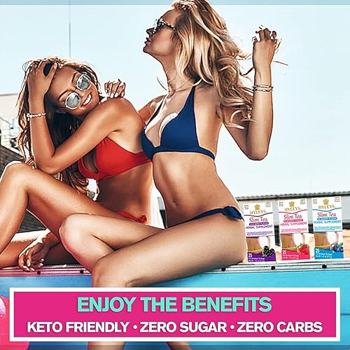 Miniatura 9 de Hyleys Slim Tea Sabor Piña - Suplemento de hierbas para la pérdida de peso limpieza y desintoxicación - 25 bolsas de té paquete de 1