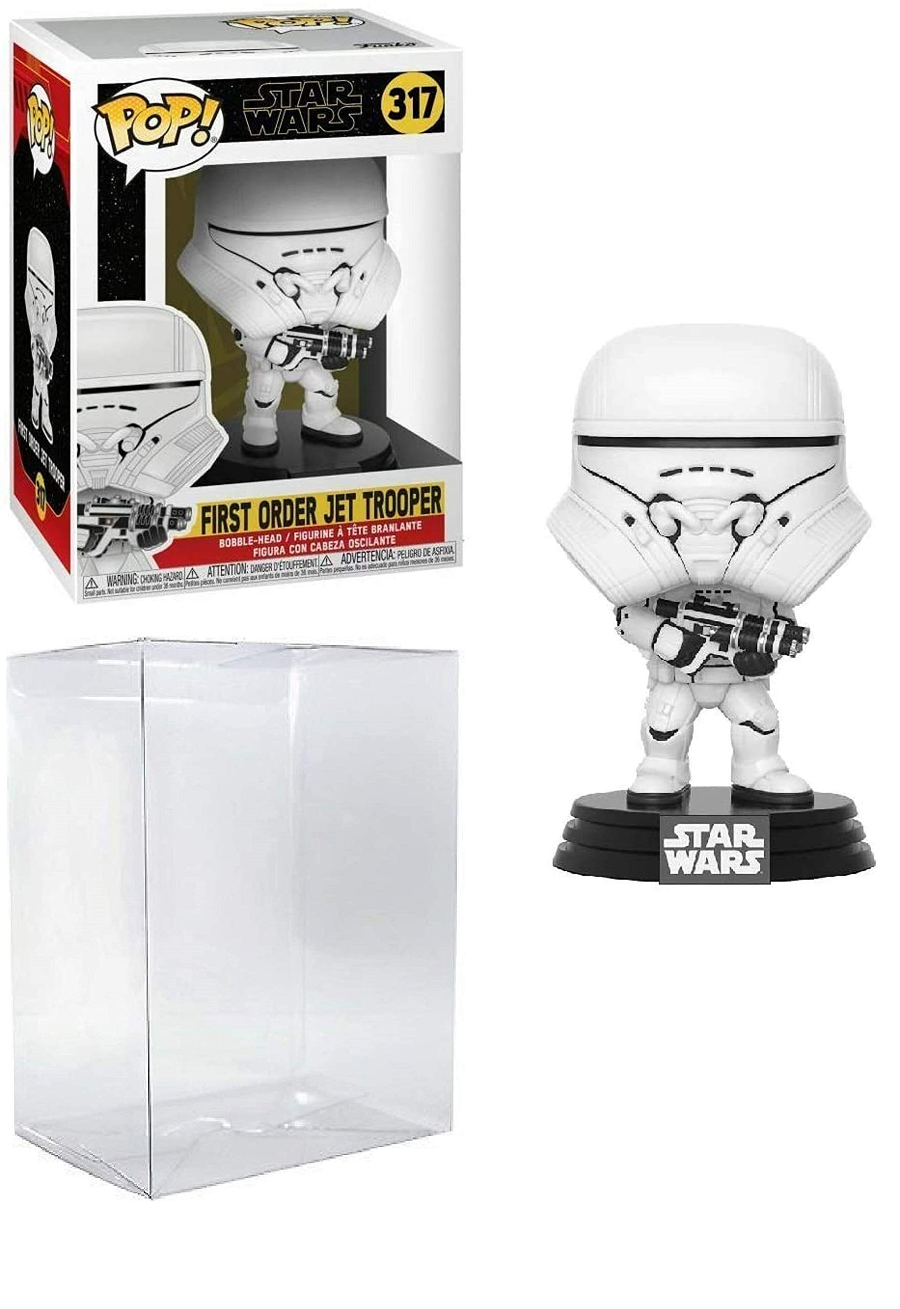 First Order Jet Trooper with Blaster #317 Pop! Movies The Rise of Skywalker  Vinyl Figure (Includes Compatible Pop Box Protector Case), Figures - Amazon  Canada
