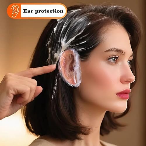 Miniatura 3 de Paquete de 400 protectores desechables para los oídos para la ducha, impermeables, protectores de oídos para adultos, protectores de oídos elásticos