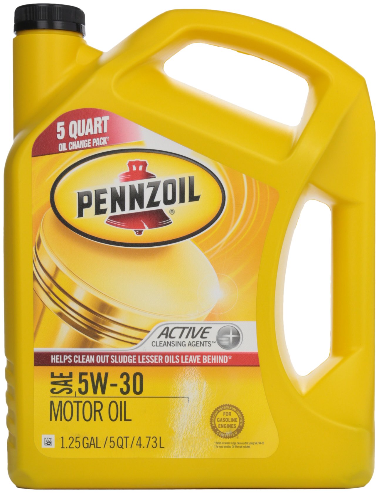 Pennzoil (550038350 SAE 5W-30 Motor Oil API GF-5-5 Quart Jug