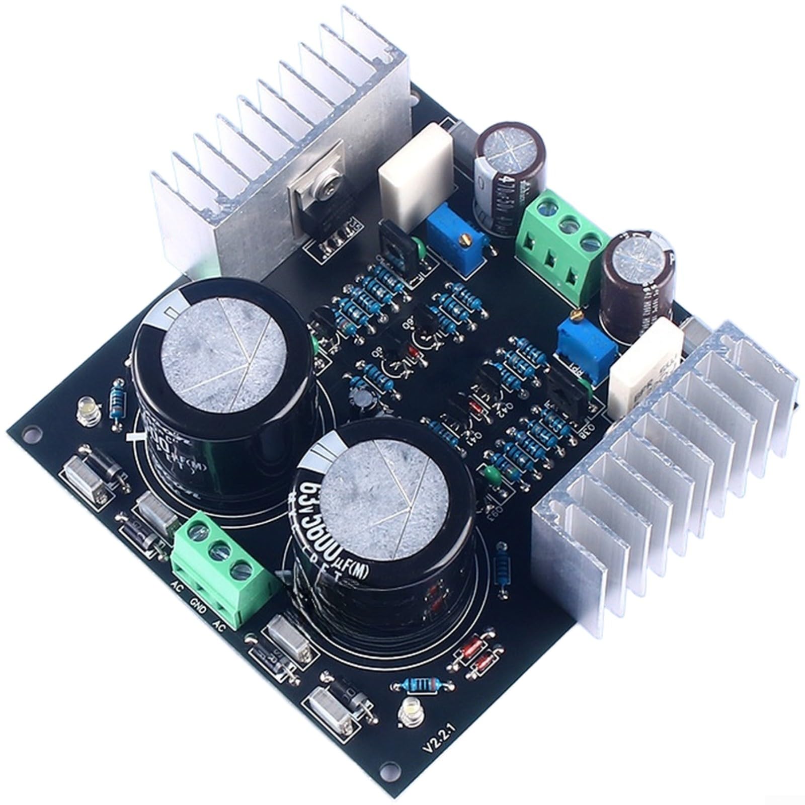 Régulateur de tension double carte de conversion pour restaurer un amplificateur audio vintage
