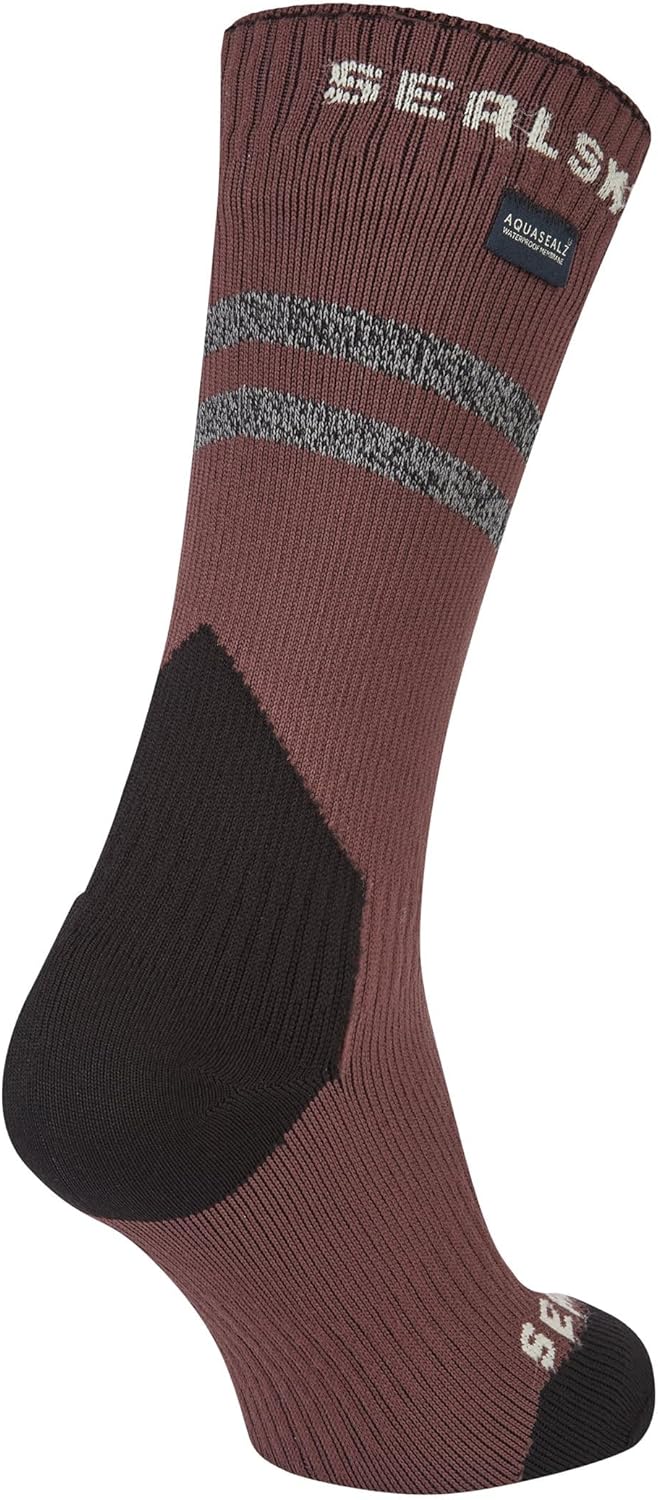 SEALSKINZ Runton Waterproof Cold Weather Mid Length Sock with Hydrostop