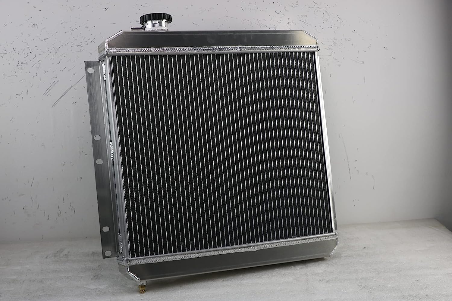 3 Row Radiator for 1958-1984 Toyota Land Cruiser FJ40 FJ45 3.9L 4.2L L6, All Aluminum Radiator+ Shroud Fan+ Relay 59 60 61 62 63 64 65 66 67 68 69 70 71 72 73 74 75 76 77 78