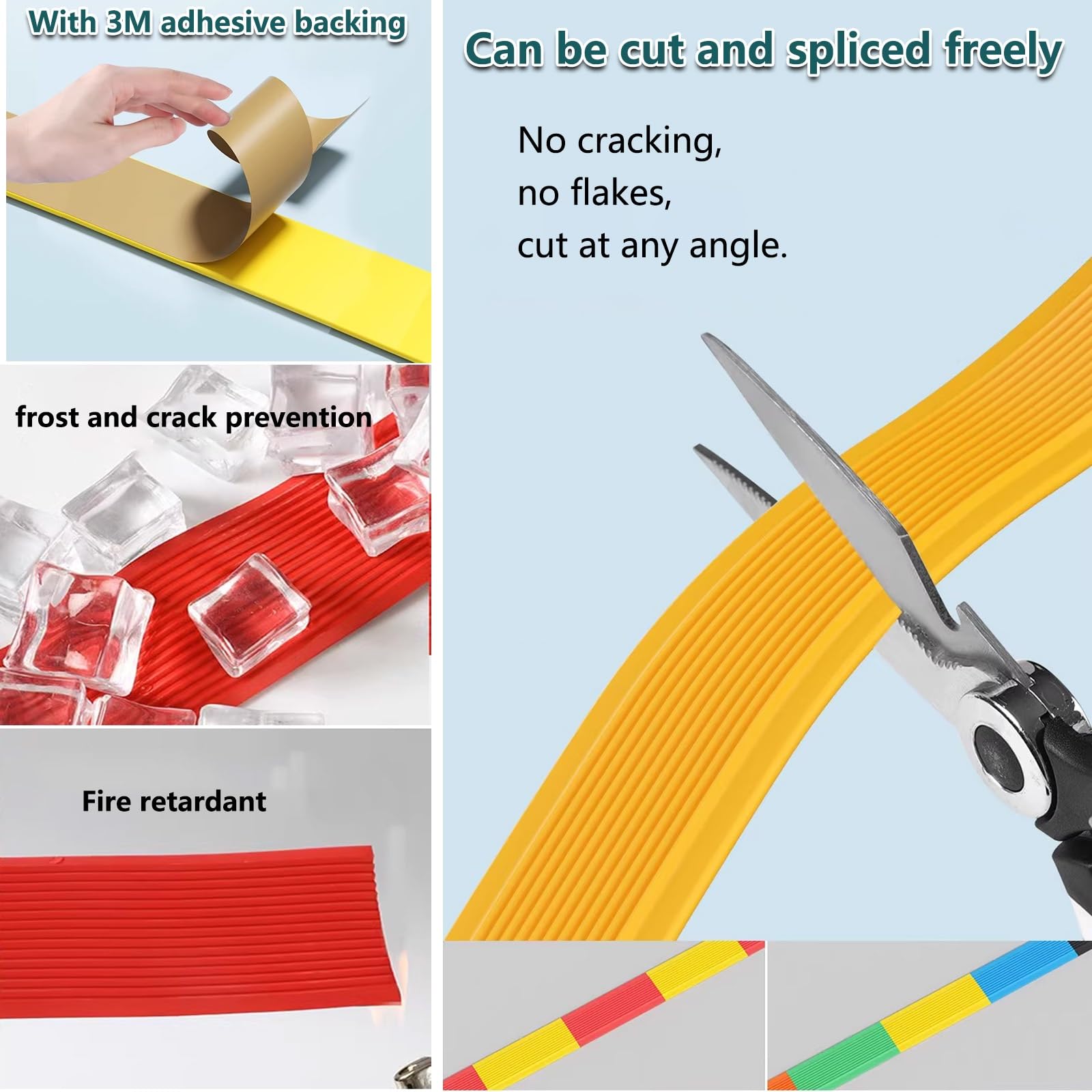 Tira De Vinilo Autoadhesiva Antideslizante Para Escalera, Borde De Escalera De Goma De PVC, Borde De Escalón Antideslizante, Esquina De Goma Antideslizante For Escalera, Borde Antideslizante(Red,1.1m/