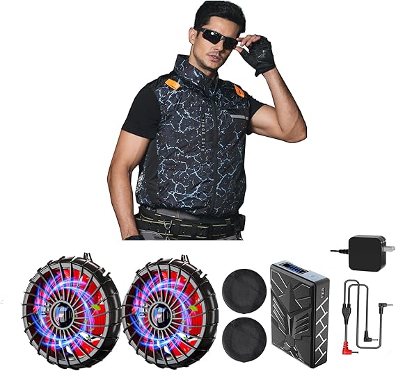 Amazon.co.jp: [風神マン] 50V 空調作業服ベストファンバッテリー