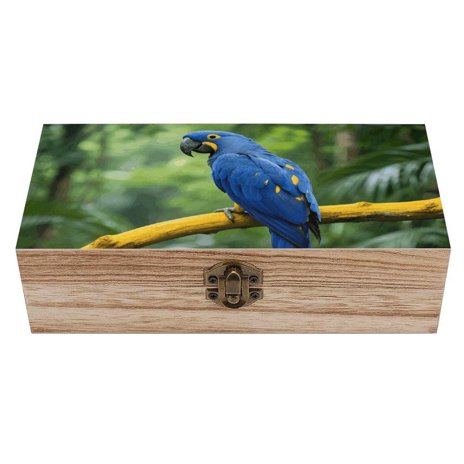 FodPand Decorative Keepsake Box Wooden Storage Boxes with Hinged Lid Handmade Bird Wood Organizer Memory Treasure Box for Jewelry Craft Card Photo Storage Wedding Bridal Shower Gifts