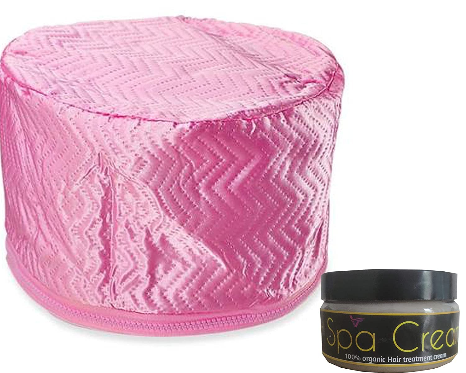 ZUCLLIN Hair Care SPA Cap Beauty Steamer Hair Thermal Treatment Nourishing Hat, Spa Cap & CREAM