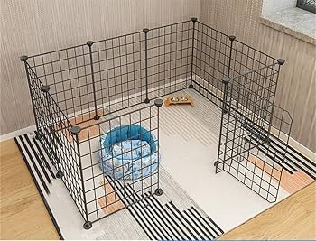 Poxvalzor ペットサークル 犬 ケージ ペットフェンス ドア付きブラック Amazon | Poxvalzor ペットサークル 犬 ケージ ペットフェンス