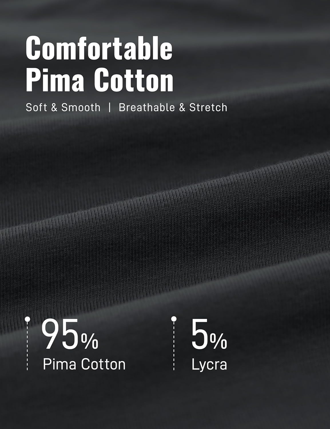 CRZ YOGA Pima Cotton Long Sleee Shirts for Men - Casual Crewneck T-Shirts Breathable Workout Daily Basic Tee Tops - Image 4