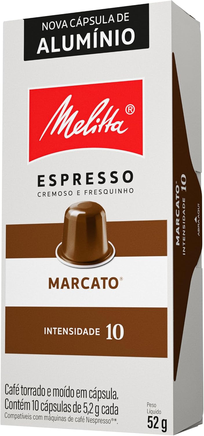Capsula Melitta Marcato - Intensidade 10 - Compativel Nespresso